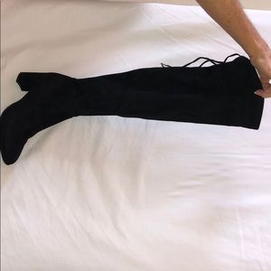 Marc Fisher Black Knee High Booties